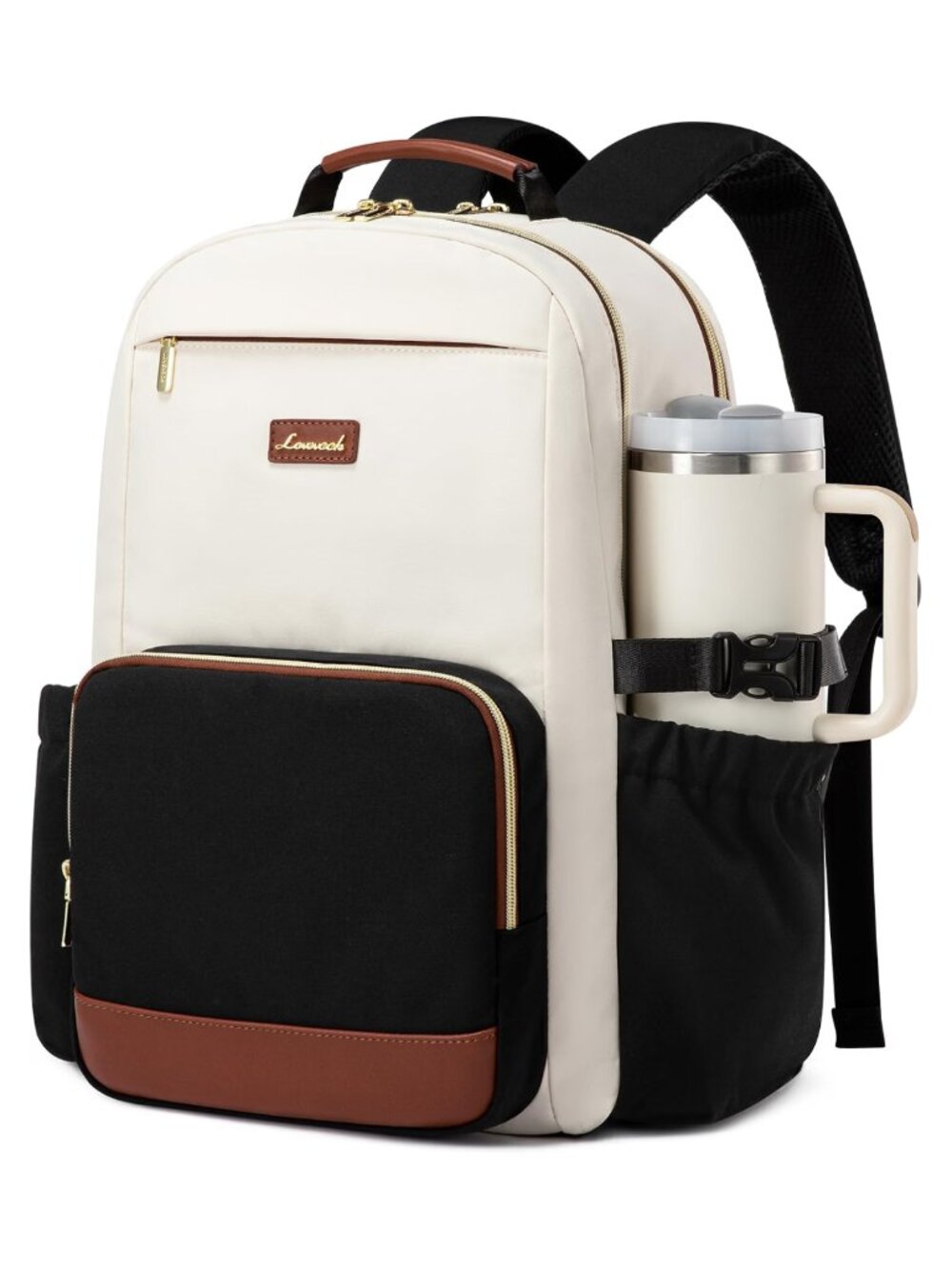 LOVEVOOK Laptop Backpack 15.6 Inch Water Resistant Polyester Travel